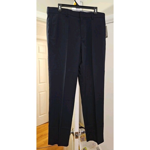 H&M Men's Regular Fit Coupe Standard Dress Pants Navy Blue Size 36 R NWT - Picture 1 of 6